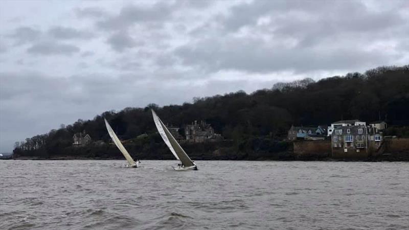 Portishead Cruising Club racing on the Bristol Channel photo copyright Huw Gibby taken at Portishead Cruising Club and featuring the IRC class