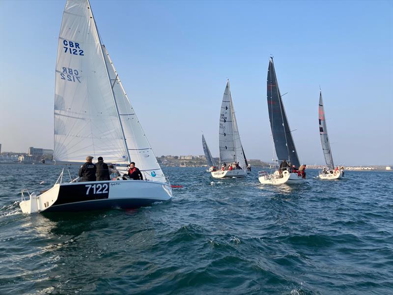 Royal Western Yacht Club 1884 Series day 2 photo copyright Jon Pegg taken at Royal Western Yacht Club, England and featuring the IRC class