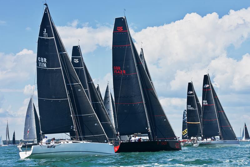 Cowes Week 2021 day 5 photo copyright Tom Hicks / www.solentaction.com taken at Cowes Combined Clubs and featuring the IRC class