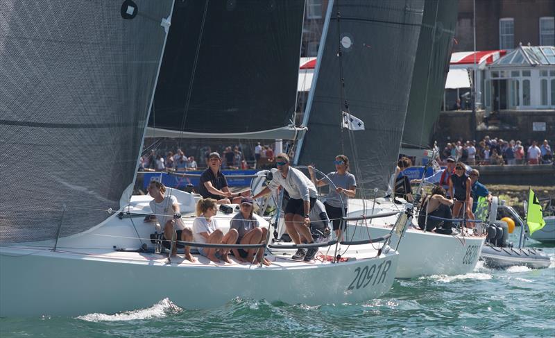 Cowes Week 2021 day 5 photo copyright Tom Hicks / www.solentaction.com taken at Cowes Combined Clubs and featuring the IRC class