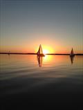 Sunrise over the Marlay Point Overnight Race © LWYC