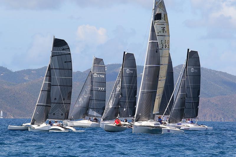 Mark Sanders from Tortola took first in the Sport Multihull division on Corsair 31 Island Hops - BVI Spring Regatta 2019 - photo © Ingrid Abery / www.ingridabery.com