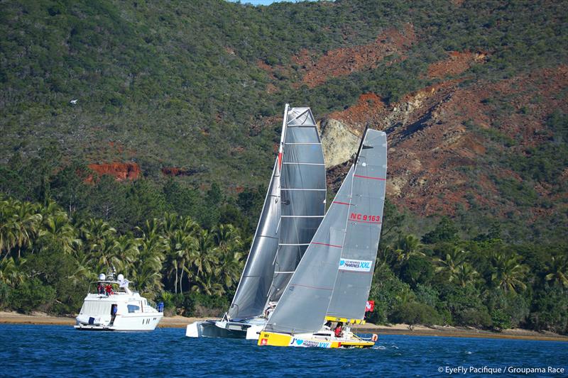 GROUPAMA RACE multihulls in Woodin Canal - photo © Eye Fly