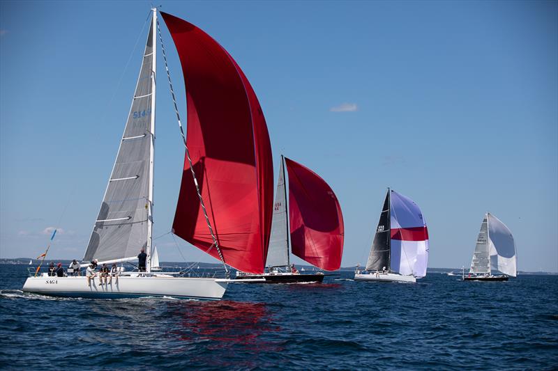 Racecourse action during the Marblehead to Halifax Ocean Race photo copyright Images courtesy of Craig Davis taken at Boston Yacht Club and featuring the IRC class