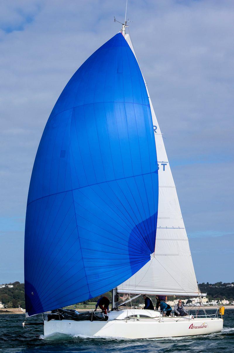 Abracadabra in race 6 of the St Helier Yacht Club's Offshore Series photo copyright Simon Ropert taken at St Helier Yacht Club and featuring the IRC class