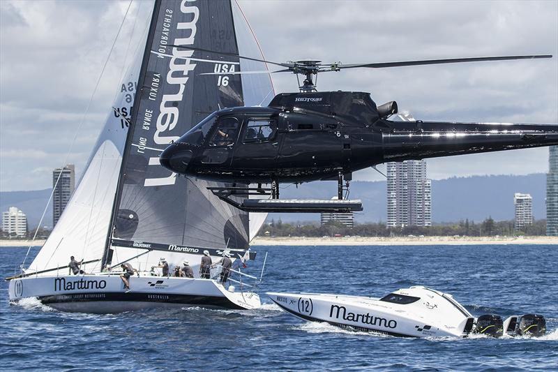 Everyone gets involved as Maritimo 11 sets sail for the 2021 Sydney Hobart Race - photo © Maritimo