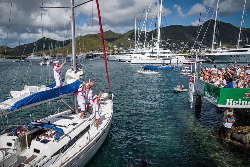 The final competition for the 43rd St. Maarten Heineken Regatta was the legendary Bridge Show in front of the Sint Maarten Yacht Club - photo © Laurens Morel / www.saltycolours.com