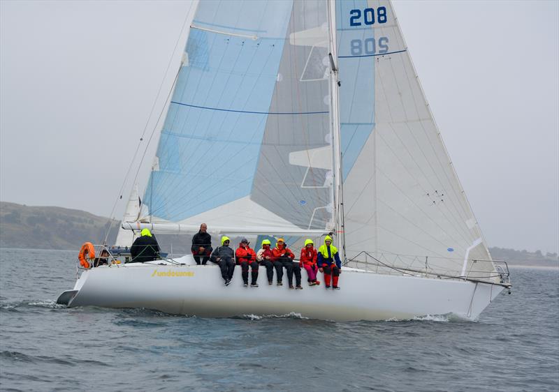 Two Capes Race - IRC winner Sundowner photo copyright Colleen Darcey taken at Derwent Sailing Squadron and featuring the IRC class