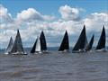 The fleet during the 2024 Shanghai Cup Leg 1 at Portishead Cruising Club © David Mumford