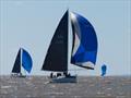 Spinnaker run during the 2024 Shanghai Cup Leg 1 at Portishead Cruising Club © David Mumford