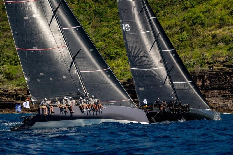 Peter & David Askew's Botin 52 Wizard and Rán at the start - RORC Caribbean 600 - photo © Alex Turnbull