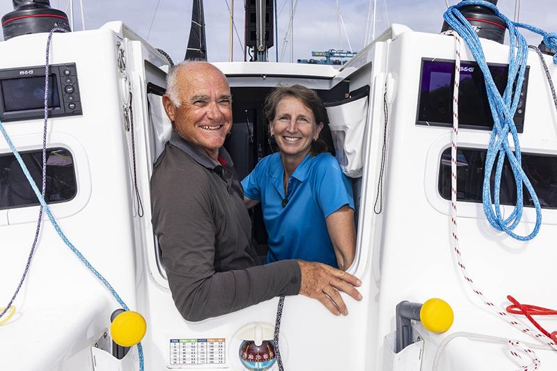 Paul Beath and Theresa Michell before the start - photo © Andrea Francolini