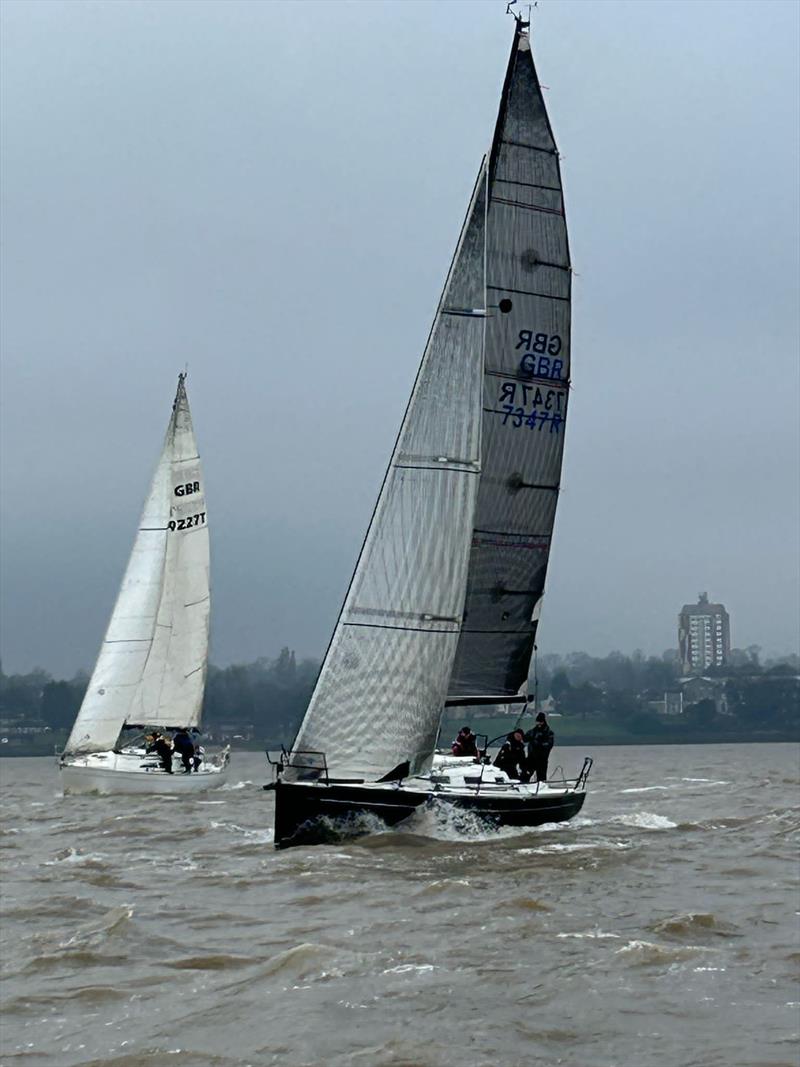 Liverpool Yacht Club Brass Monkey Series photo copyright Andy Morely taken at Liverpool Yacht Club and featuring the IRC class