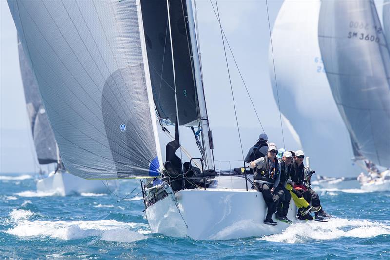 Ginan, skippered by Cameron McKenzie and Nigel Jones photo copyright Steb Fisher taken at Ocean Racing Club of Victoria and featuring the IRC class