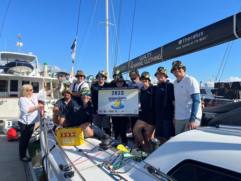 Brisbane to Keppel finish line - photo © Nic Douglass for @sailorgirlHQ