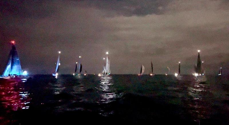 Night time start from a competitor Renee Buchanan - 2024 Apollo Bay Race photo copyright Renee Buchanan taken at Ocean Racing Club of Victoria and featuring the IRC class