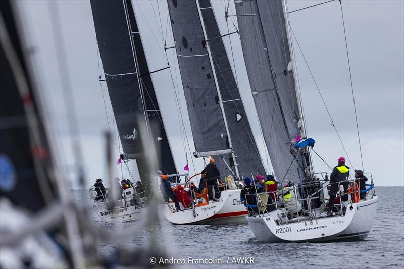 Vertigo, Clockwork and Liberator after the start - Australian Women's Keelboat Regatta 2024 - photo © Andrea Francolini