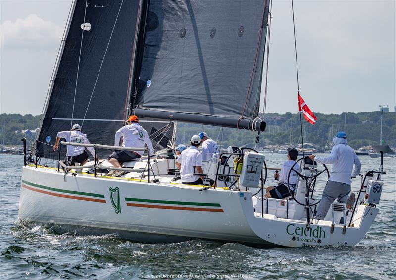 All crew are safely aboard Ceilidh - Newport Bermuda Race 2024 - photo © Steve Clouter