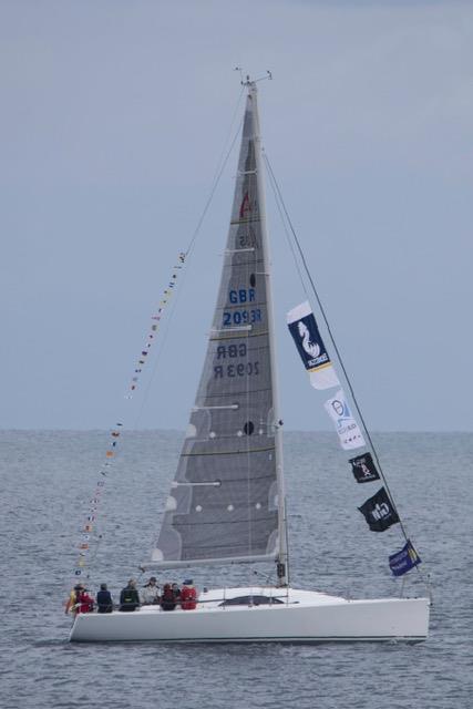 Andromeda with Pwllheli Regatta flags - photo © Paul Jenkinson