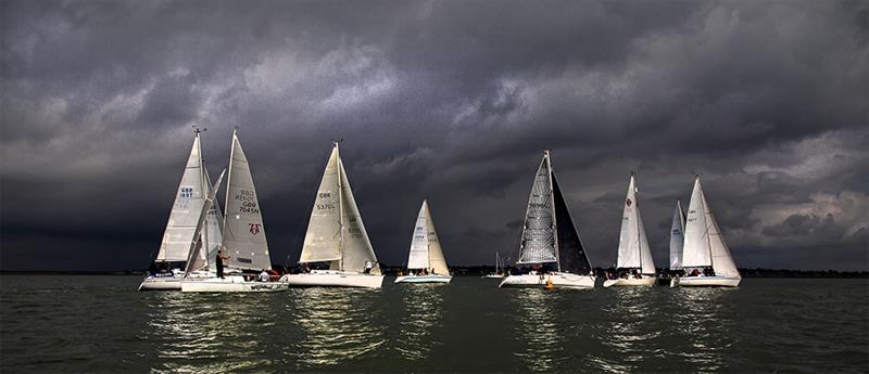 A Mersea Week Sky photo copyright Chrissie Westgate taken at West Mersea Yacht Club and featuring the IRC class