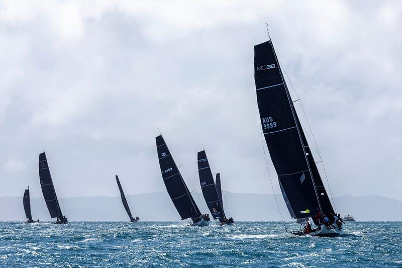 A snap shot of racing on Sunday - 2024 Ocean Dynamics and Mount Gay Airlie Beach Race Week - photo © Andrea Francolini / ABRW