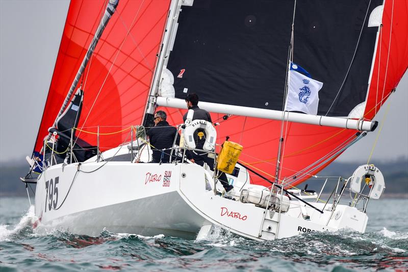 Sun Fast 3600 Diablo - RORC Cherbourg Race photo copyright James Tomlinson taken at Royal Ocean Racing Club and featuring the IRC class