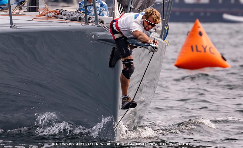 Vesper bow man - Ida Lewis Distance Race 2024 photo copyright Stephen R Cloutier taken at Ida Lewis Yacht Club and featuring the IRC class