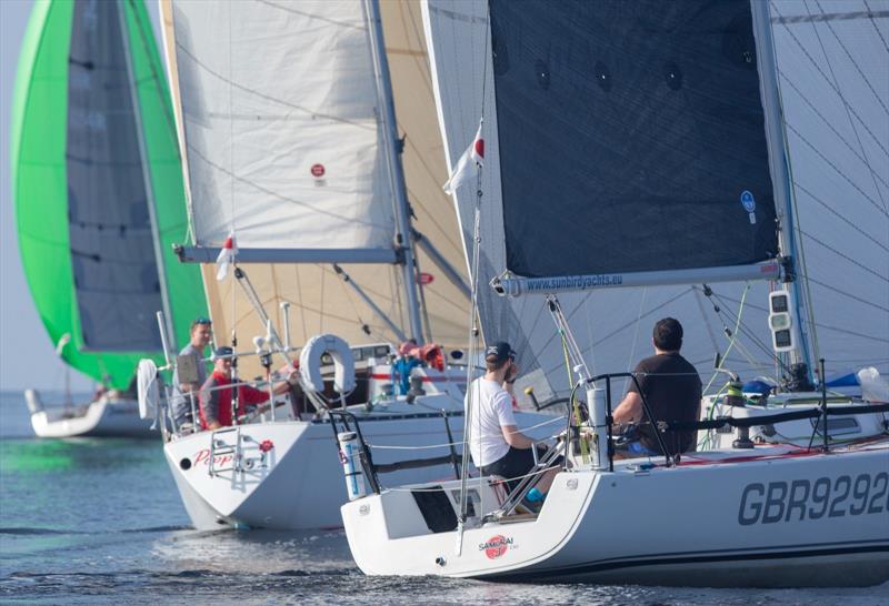 Class 1 start during the Scottish Two Handed Race at Largs Regatta Festival 2024  - photo © Marc Turner and Carolyn Elder