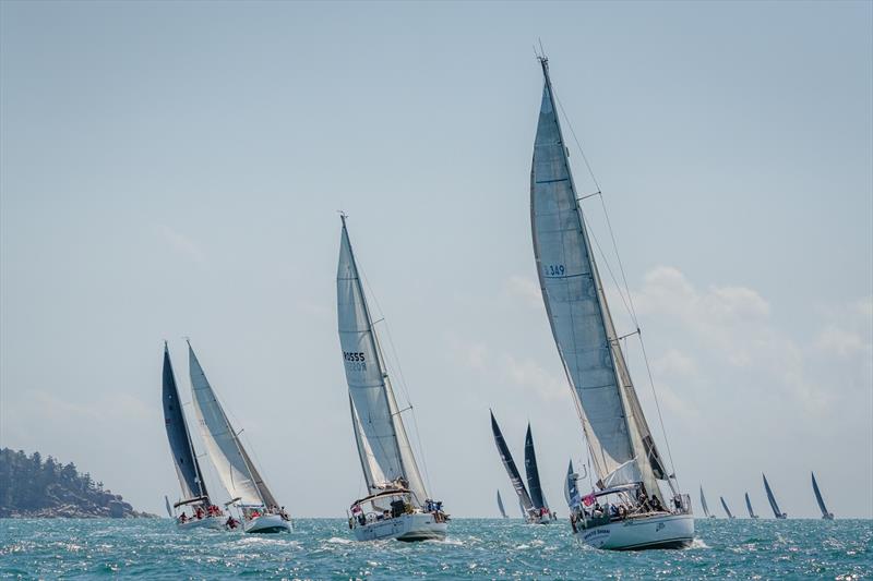 Some of the fleet heads to windward after the start - 2024 SeaLink Magnetic Island Race Week - photo © Revolution Productions, SMIRW