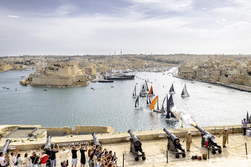 IRC 5 start the 45th Rolex Middle Sea Race start - photo © Rolex / Kurt Arrigo