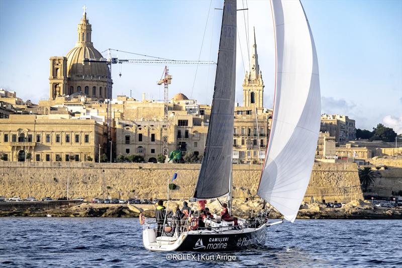 Jarhead (MLT 923) during the 2024 Rolex Middle Sea Race photo copyright Rolex / Kurt Arrigo taken at Royal Malta Yacht Club and featuring the IRC class