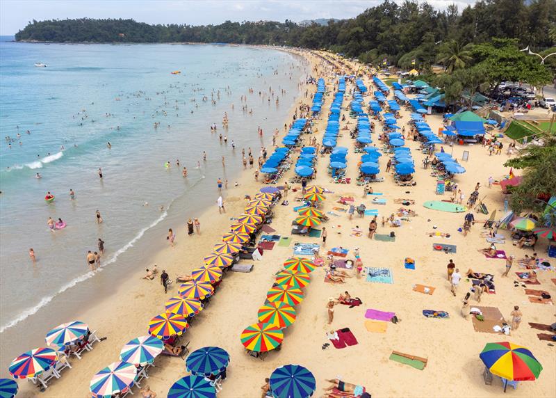 Not even space to land a dinghy. Phuket King's Cup 2024 - photo © Guy Nowell / Phuket King's Cup