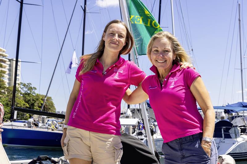 Celeste co-skippers, Maud Demazure and Saskia Groen-in't-Woud photo copyright CYCA | Andrea Francolini taken at Cruising Yacht Club of Australia and featuring the IRC class