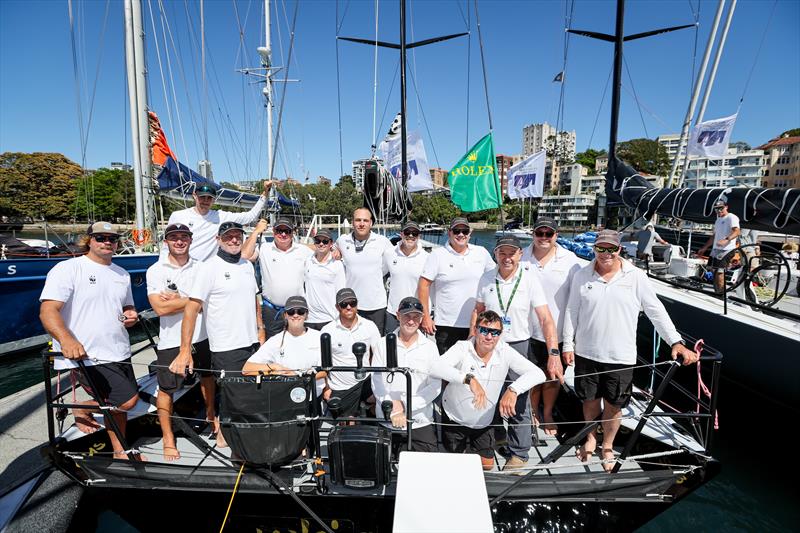 The Whisper crew on Boxing Day ahead of the race start  - 2024 Rolex Sydney Hobart Yacht Race - photo © CYCA | Salty Dingo