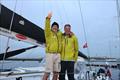 Joker X2 co skippers Grant Chipperfield (left) and Peter Dowdney Right having finished the Melbourne Osaka Cup © Kazuyoshi Yamano