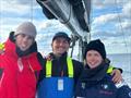 MRV's Youth Superstars (Left to right), Felix Duell, Mats Maertens and Max O'Connell on MRV - 2025 Apollo Bay Race © Damien King