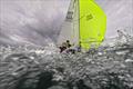 Gridlock and her bright spinnaker on a dull day - 2025 Australian Women's Keelboat Regatta  © Andrea Francolini