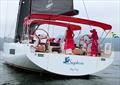 Ladies in pink during the Hong Kong Open Ladies'/Girls' Champs Regatta 2025 © HHYC