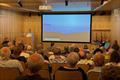 One of the founders, Colin Drummond presenting at the National Maritime Museum Cornwall - Celebrating 50 years of the Azores and Back race © RCYC