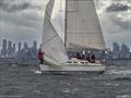 © Cas Bukor Duxelle changing jib during the Women's Helm, Navigator, and Radio Operator Race (WHNR) © Cas Bukor