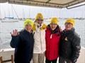 © ORCV All female race management team (l-r) Cas Bukor (photographer), Vicki Bayly (Radio Operator), Marg Goddard (Incident Management Lead), Catherine North (Race Director and Duxelle owner) during the Women's Helm, Navigator, and Radio Operator Race (WHNR) © ORCV
