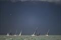 Apocalyptic conditions during an evening race in July at Lymington © Jason Ludlow / www.jasonludlow.com
