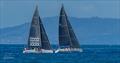 Dasher+Fisher How Bizarre (left) facing off Another Chapter in the 2024 Rudder Cup near the startline © Al Dillon