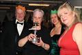 Simon Hardy and Fiona Philips (Silver Girl II) receiving the Gimblet Rock trophy - Pwllheli SC Christmas Prize-giving &copy; Gerallt Williams