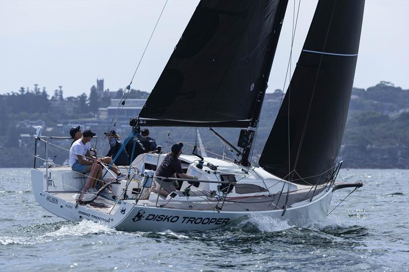 Disko Trooper-Contender Sailcloth is the benchmark - Sydney Harbour Regatta photo copyright Andrea Francolini taken at Middle Harbour Yacht Club and featuring the IRC class