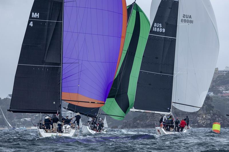 Sydney Harbour becomes a blaze of colour at the Sydney Harbour Regatta photo copyright Andrea Francolini taken at Middle Harbour Yacht Club and featuring the IRC class