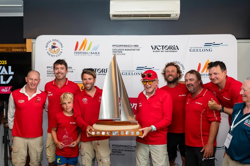 Team Hollywood - Festival of Sails 2025 photo copyright Nick Watson taken at Royal Geelong Yacht Club and featuring the IRC class