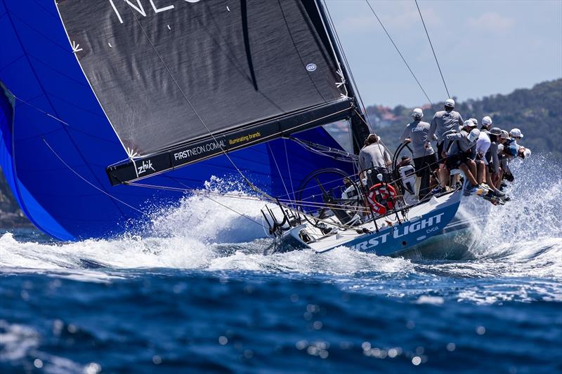 First Light is one out to give Hooligan a run photo copyright Andrea Francolini, SSORC taken at Middle Harbour Yacht Club and featuring the IRC class