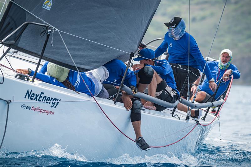 45th St. Maarten Heineken Regatta Day 1: Teams became becalmed by Creole Rock and had to use expert weight placement to make up every bit of boat speed - photo © Laurens Morel / www.saltycolours.com