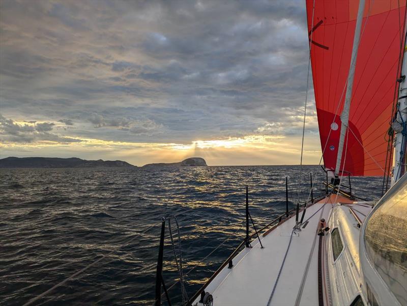 Zero about to round the most southernmost point of the race at Wilsons Promontory - 2025 Melbourne Osaka Cup - photo © Yamada